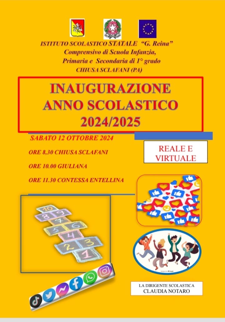 INAUGURAZIONE ANNO SCOLASTICO 2024-2025